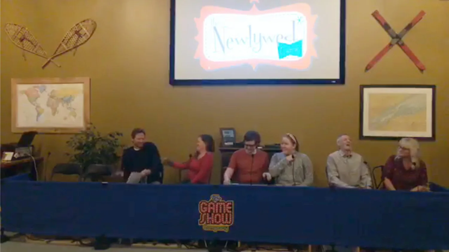 Couples playing The Not So Newlywed Game
